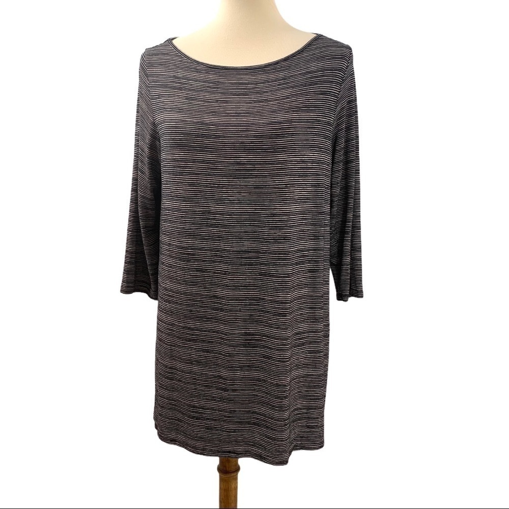 J. Jill Wearever Collection Striped Tunic Top - Picture 7 of 9